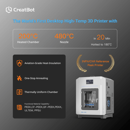 CreatBot PEEK-250 high-temperature 3D printer
